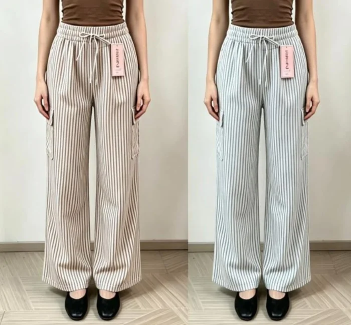 Pantalón Rallado Cargo