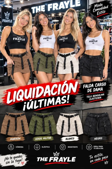 Falda Cargo Bengalina