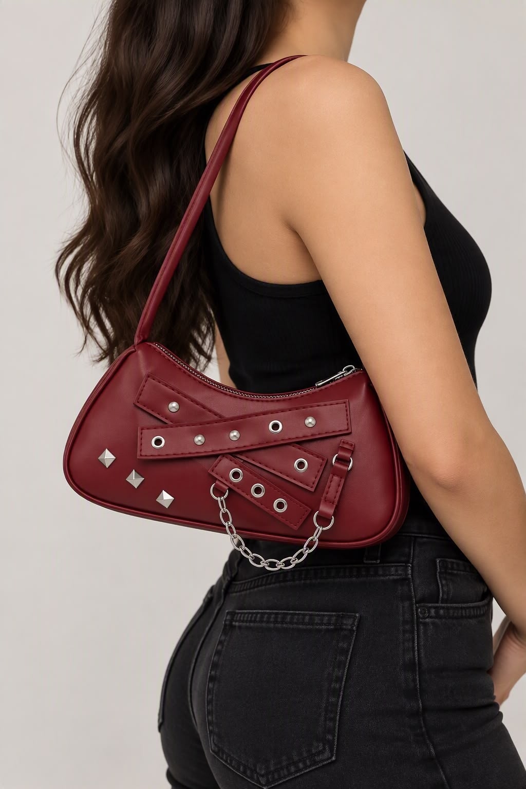 Mini Bag Tachas y Cadena - Imagen 9