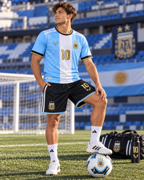  Conjunto la Ultima Fe Messi Adulto   Sublimado Premium