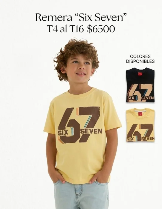 Remera Six Seven