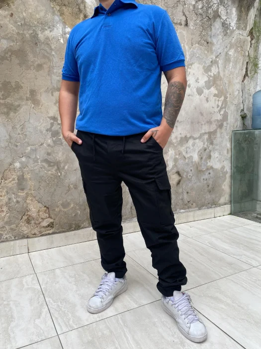 Pantalón Cargo Gabardina