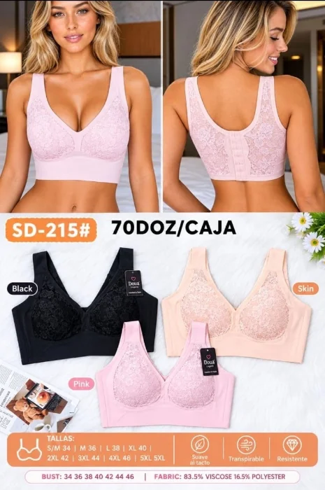 Top Armado sin Aro con Encaje