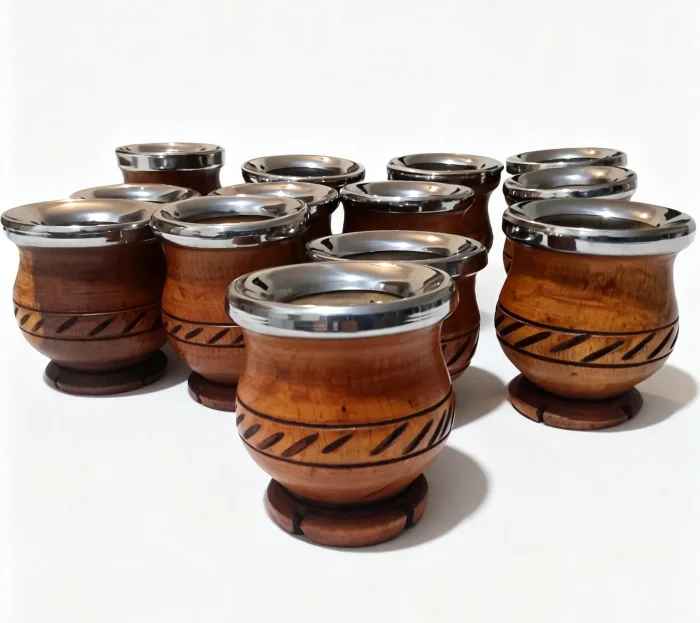 Mate Trebol de Acero y Algarrobo