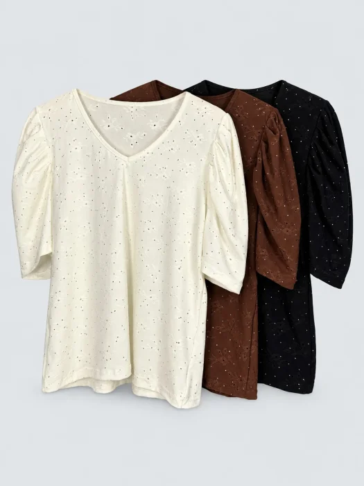 Remeron Broderie Lycra con Tacha