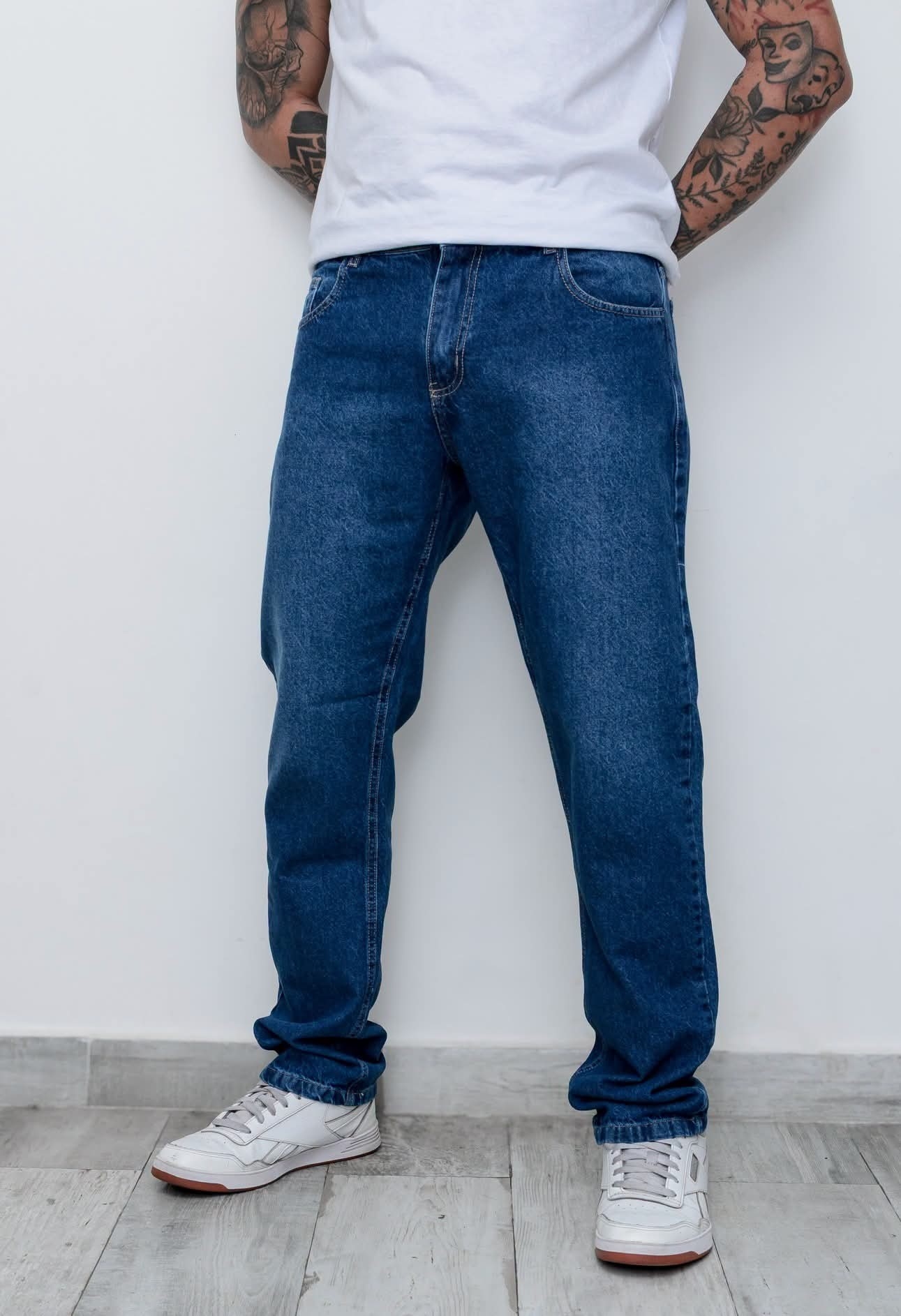 Pantalón Recto Azul - Imagen 2