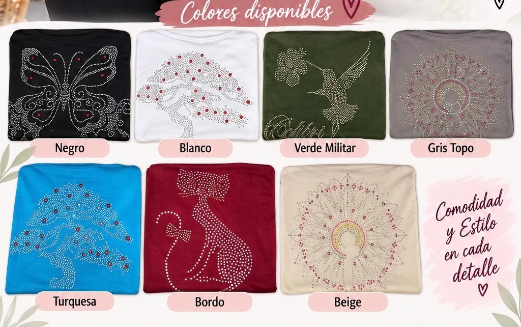 Remera de Modal Viscosa con Strass - Imagen 2