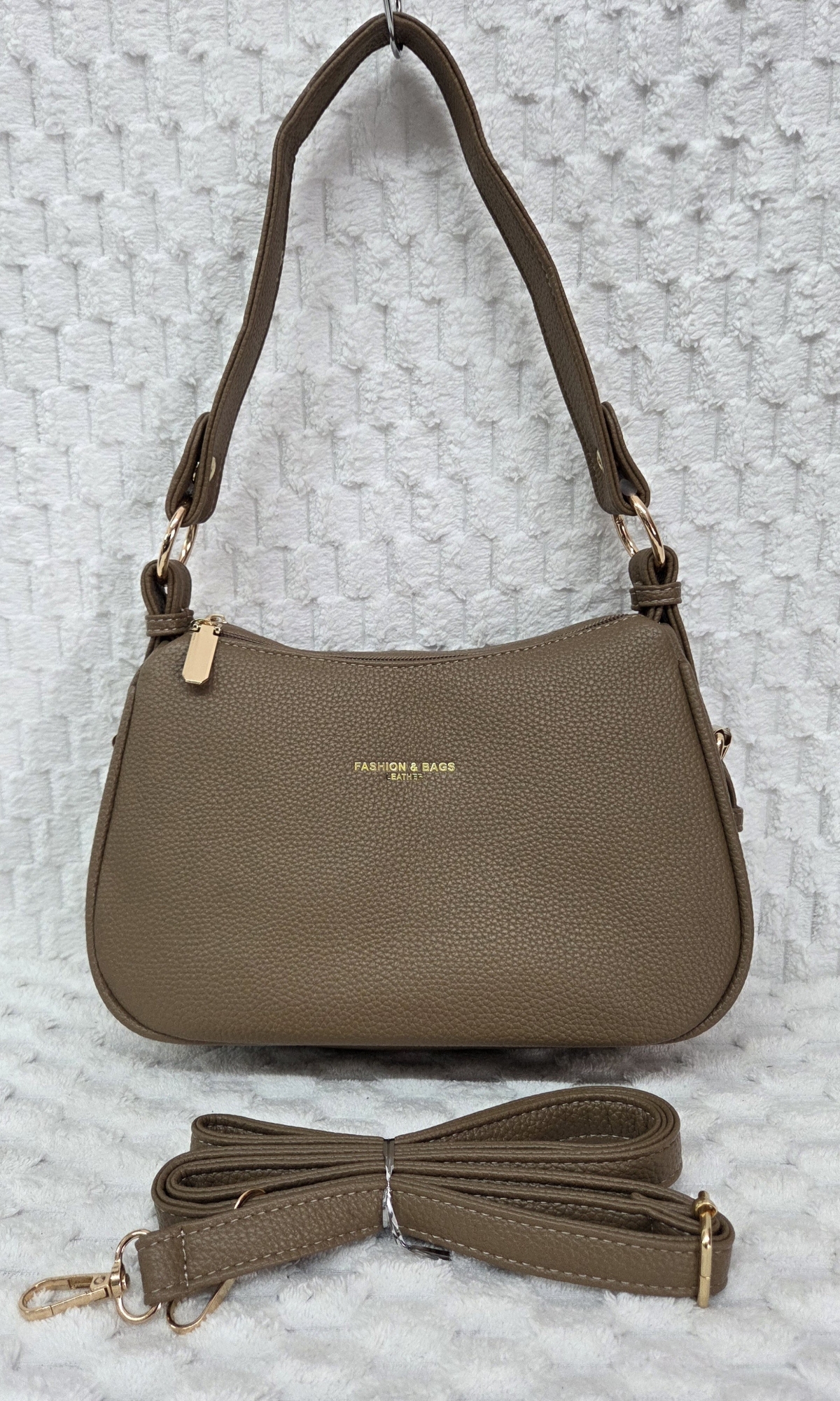 Carterita Morral de Cuero Pu Excelente Calidad Trae Doble Tira - Imagen 3