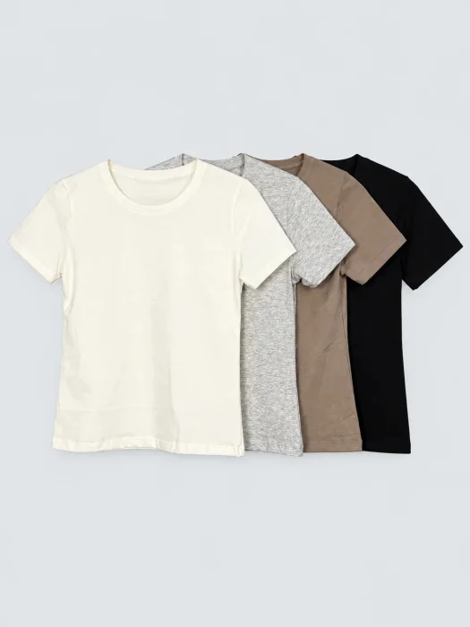 Remera Basica Algodon Ice Cotton