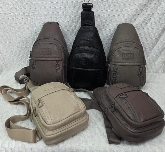 Morral Cruzado de Cuero Pu Excelente Calidad