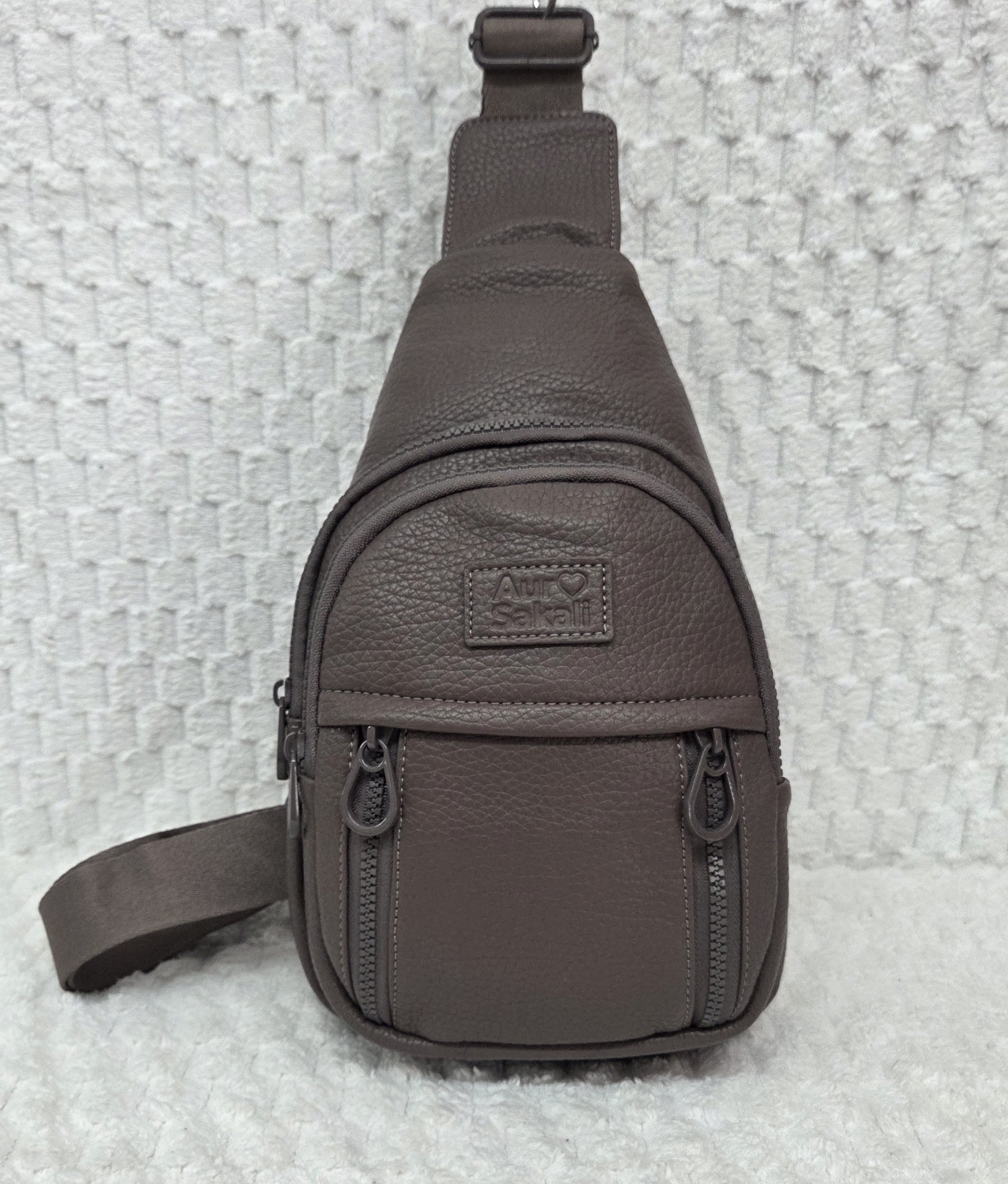 Morral Cruzado de Cuero Pu Excelente Calidad - Imagen 2