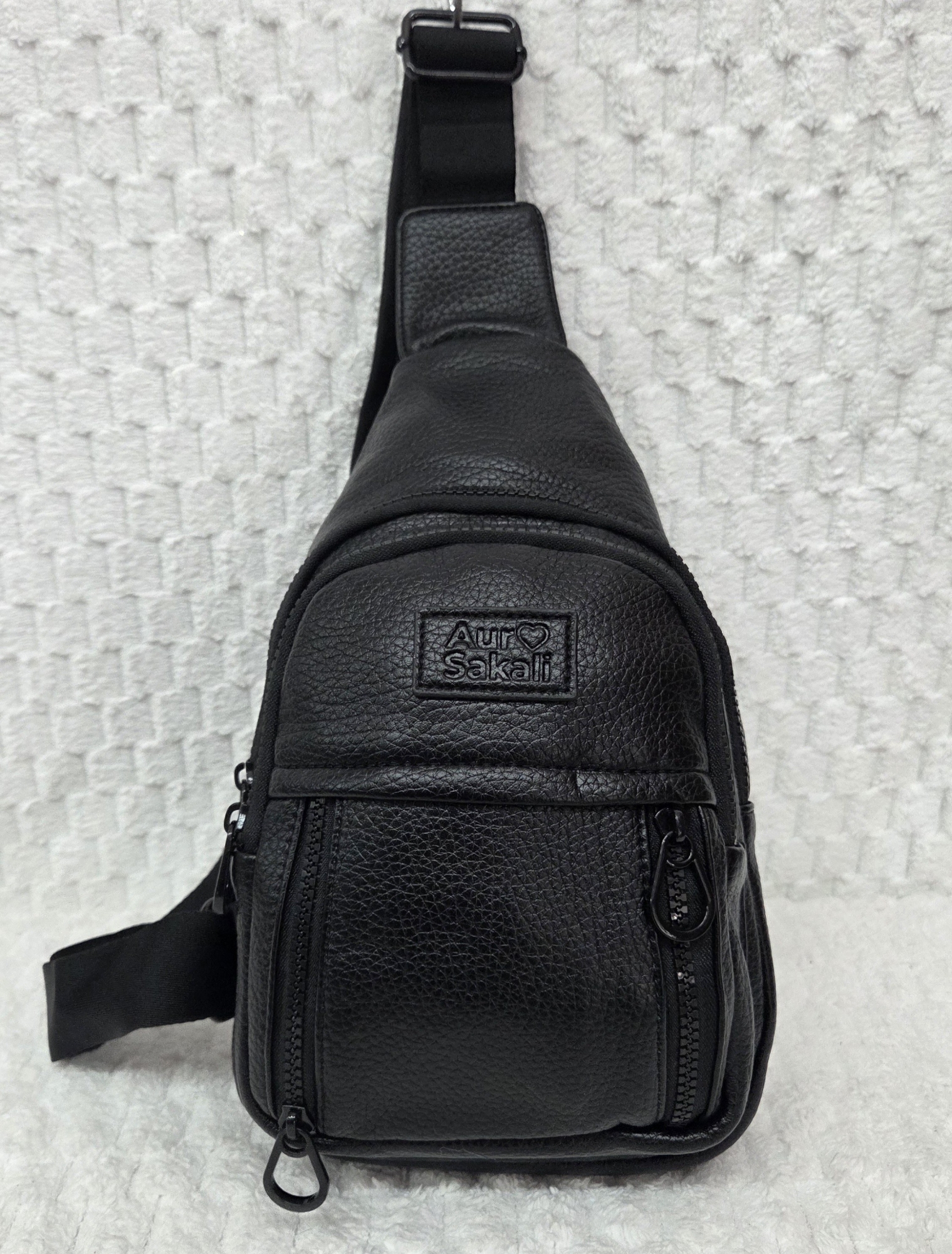 Morral Cruzado de Cuero Pu Excelente Calidad - Imagen 5
