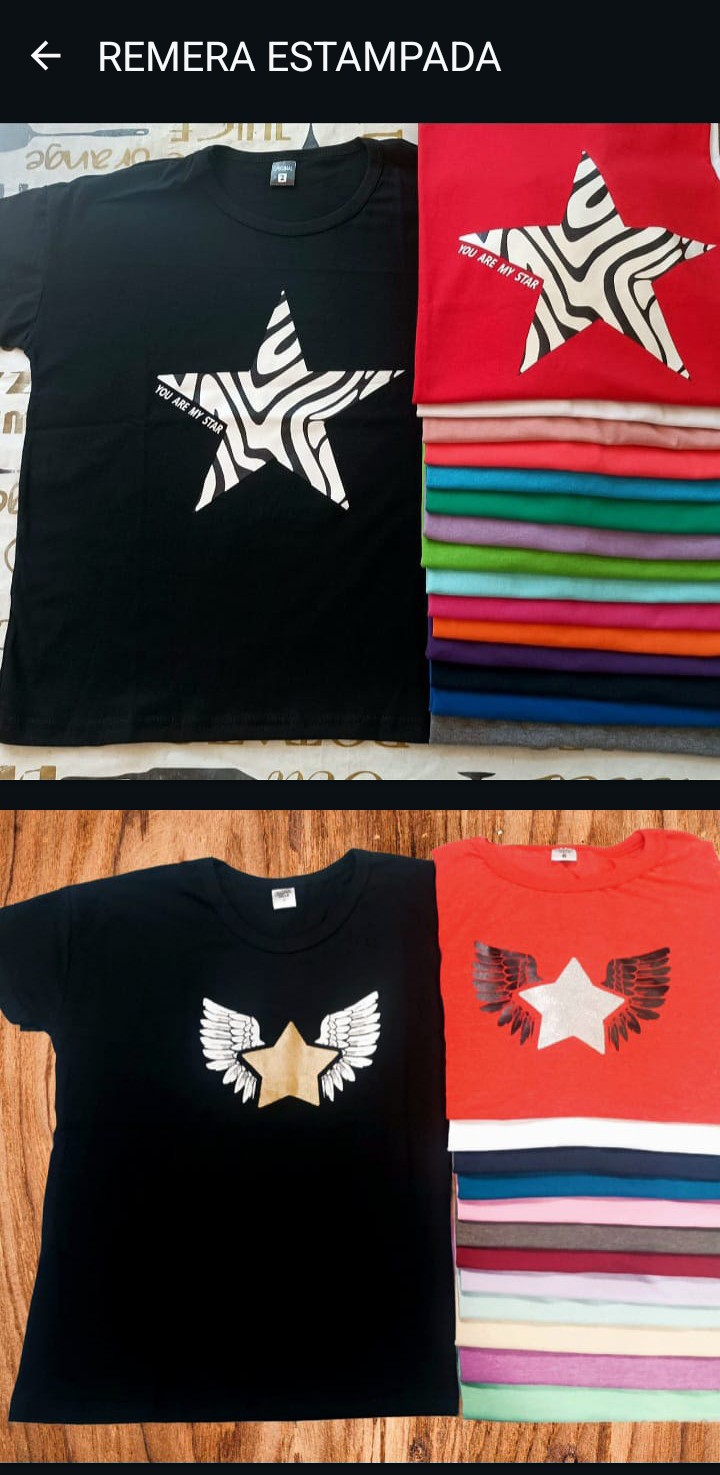 Remera Estampada Dama X Curva Mayoristas Hotsale Mujer Camiseta - Imagen 8