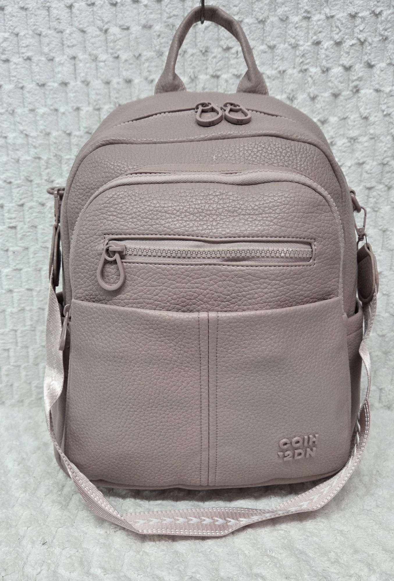 Mochila Morral de Cuero Pu Excelente Calidad con Tira Desmontable - Imagen 2