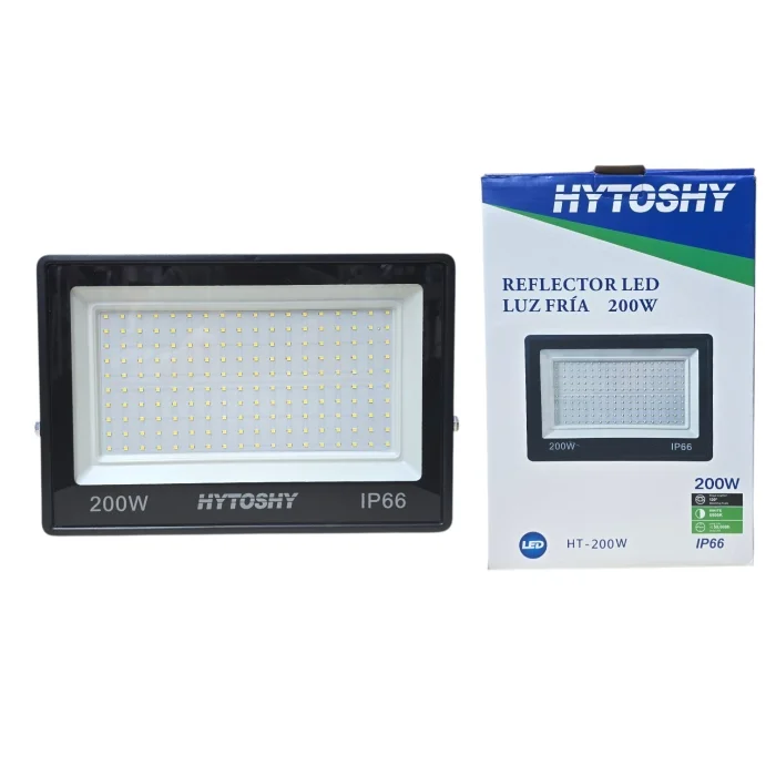 Reflector Led Luz Fria 200w Hytoshy Ip66 (ht-200w)