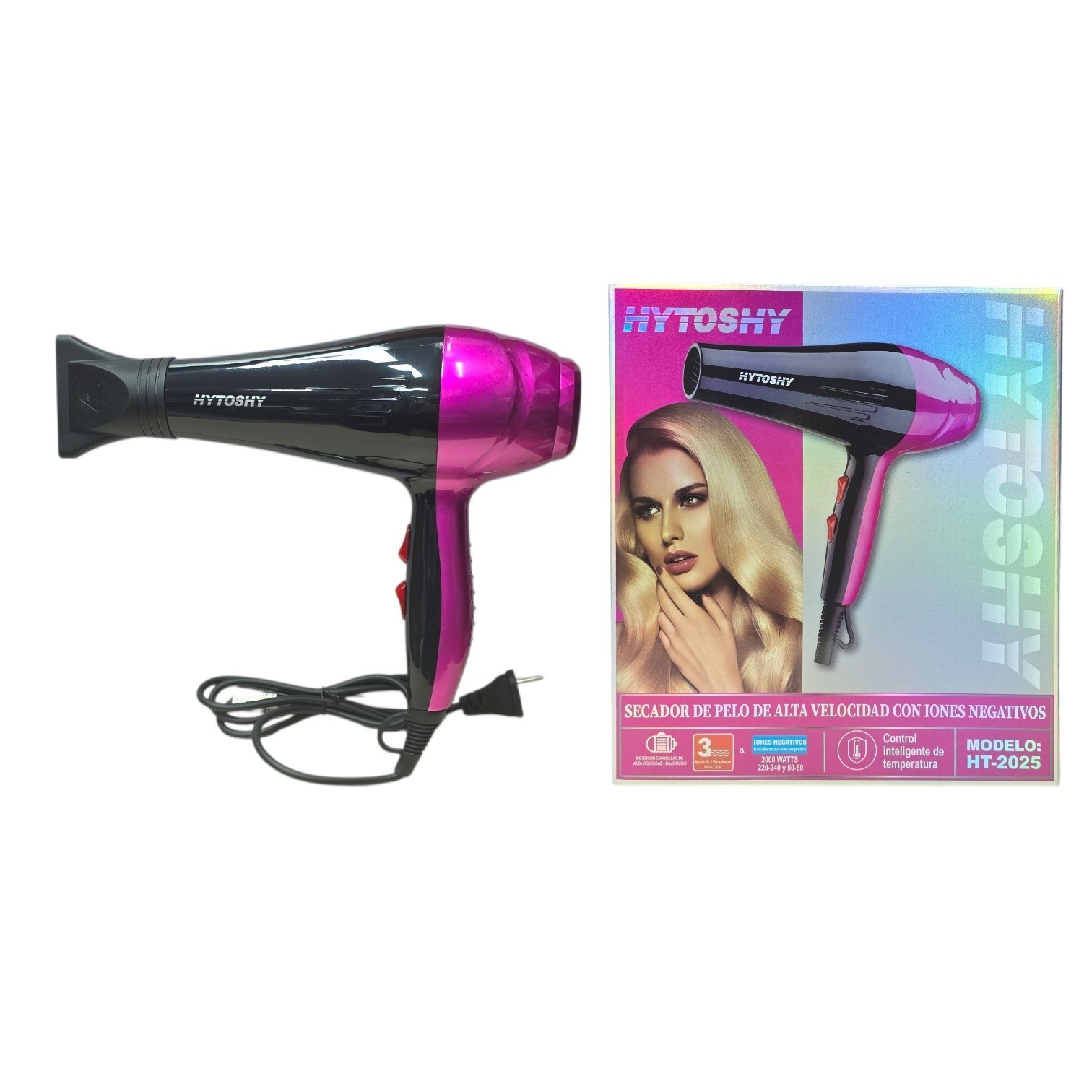 Secador Cabelllo Profesional 2000w (ht-2024)(ht-2025) - Imagen 2