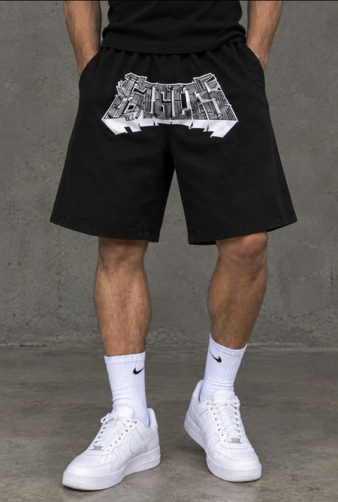Short Baggy Rustico Peinado - Imagen 3