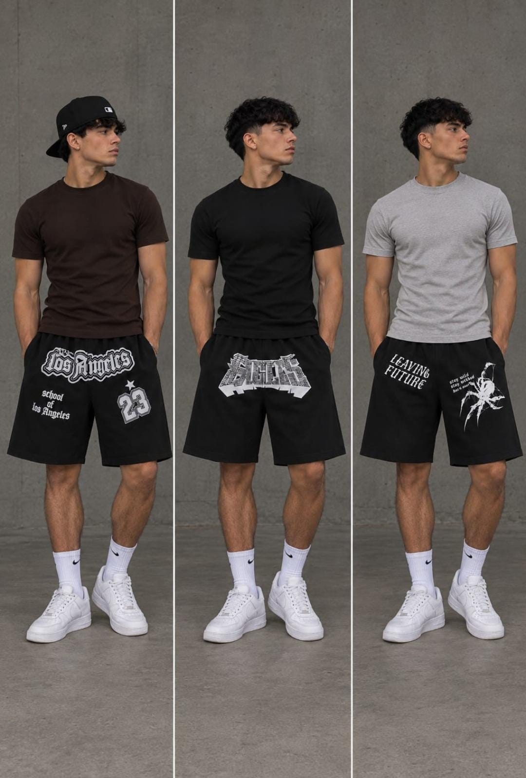 Short Baggy Rustico Peinado - Imagen 4
