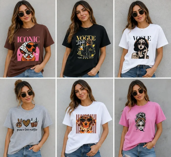 Remeras Mujer Algodón