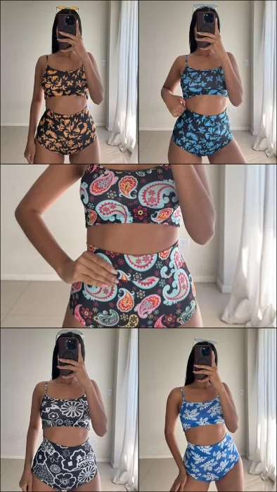 Bikini Culotte Tiro Alto