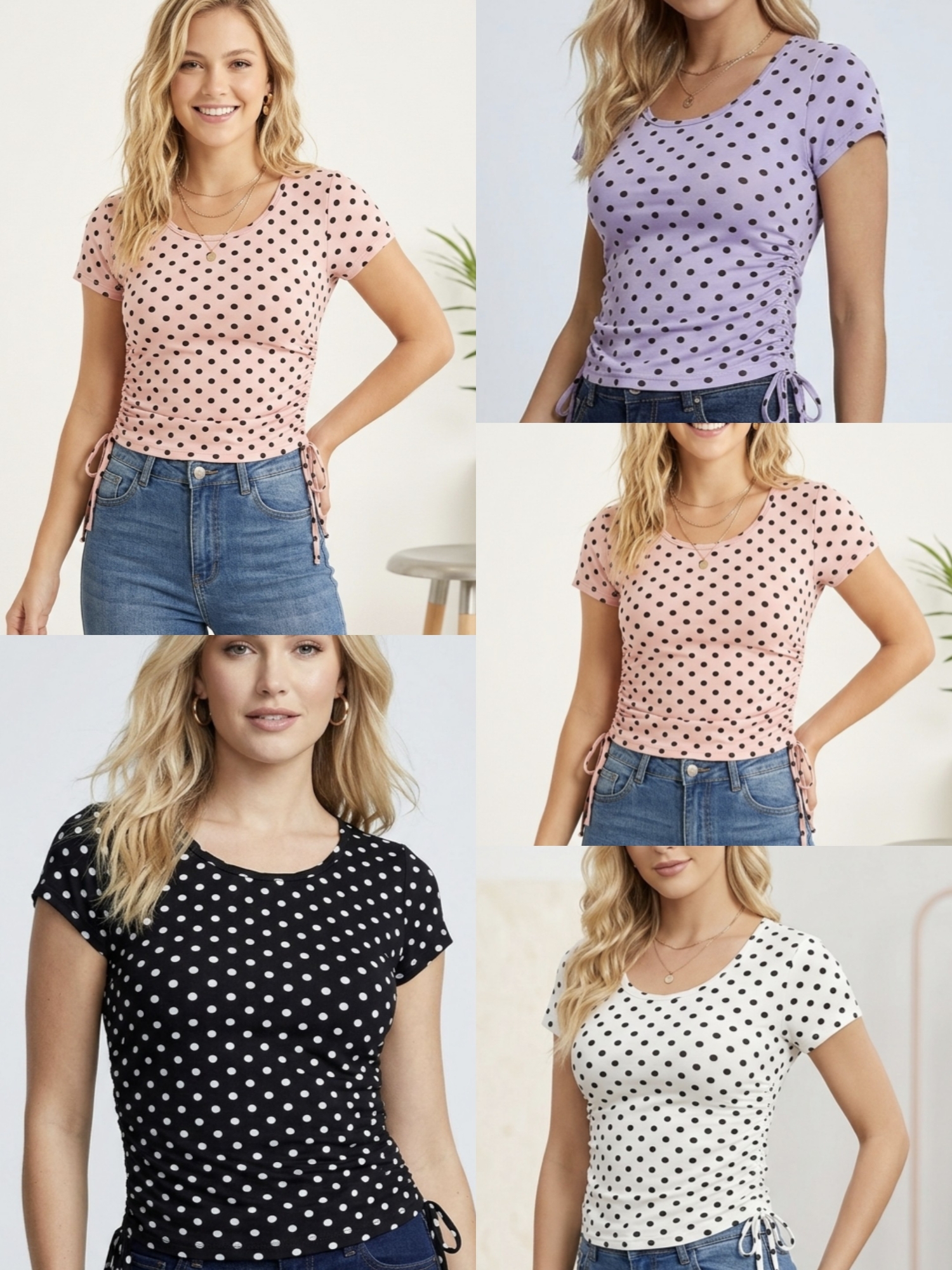Remera Lunares de Modal Viscosa - Imagen 3