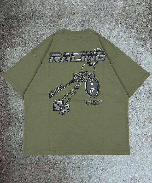 Remera Boxy Fit Racing