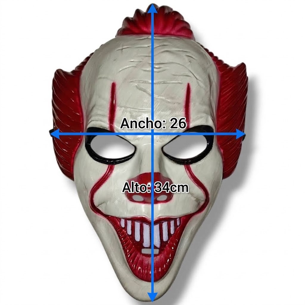 Máscara Payaso It Halloween - Imagen 2