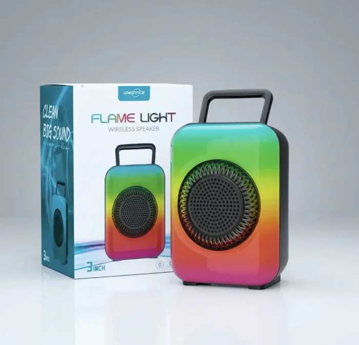 Parlante 3' Luces Led - Greatnice