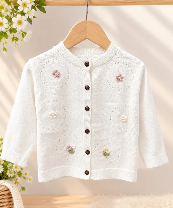 Cardigan con Flores