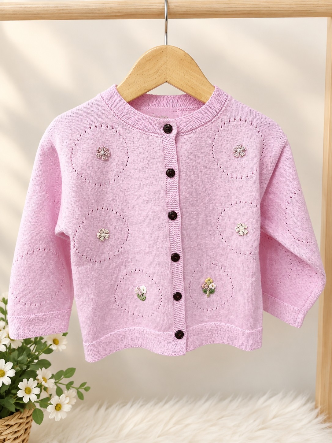 Cardigan con Flores - Imagen 2