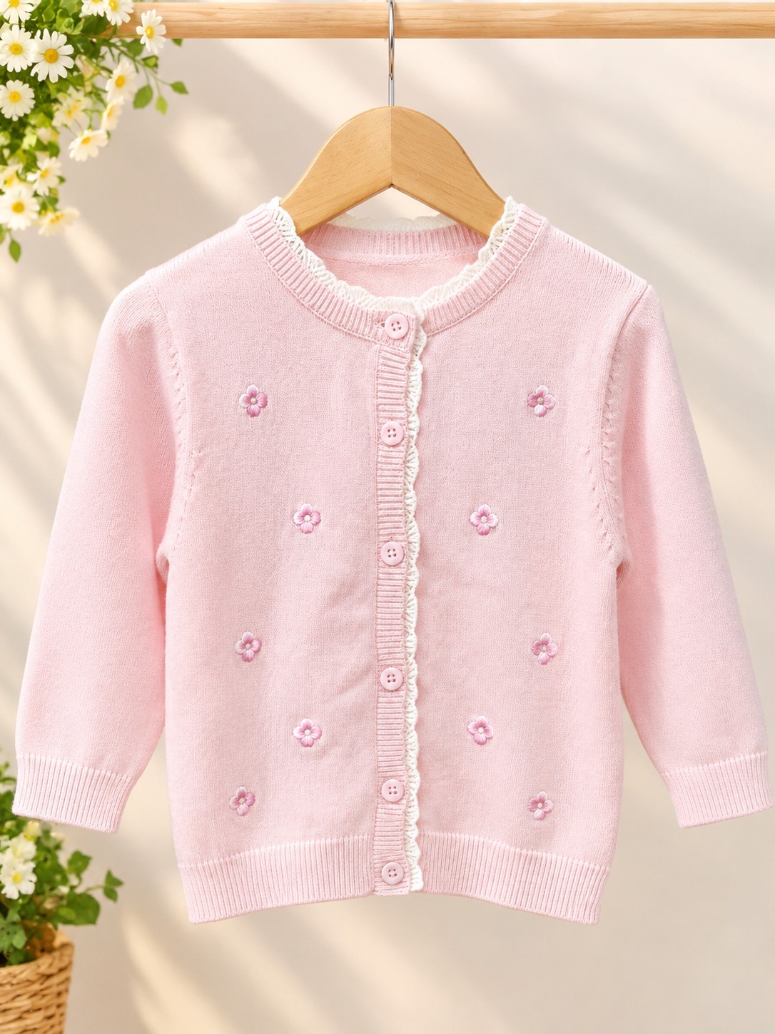 Cardigan Flor Bordada - Imagen 2