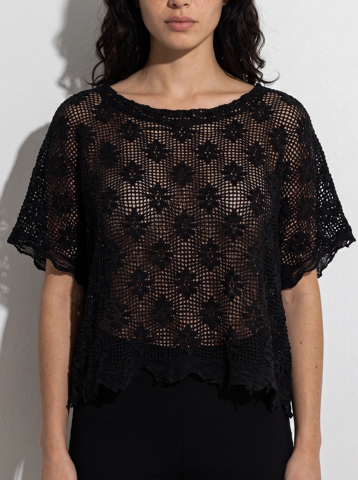 Remeras Cortas de Broderie - Imagen 3