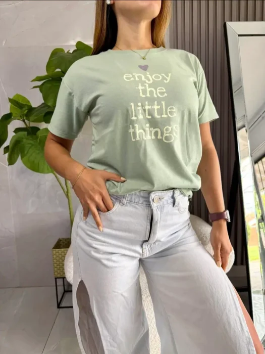 Remera Glitter Enjoy