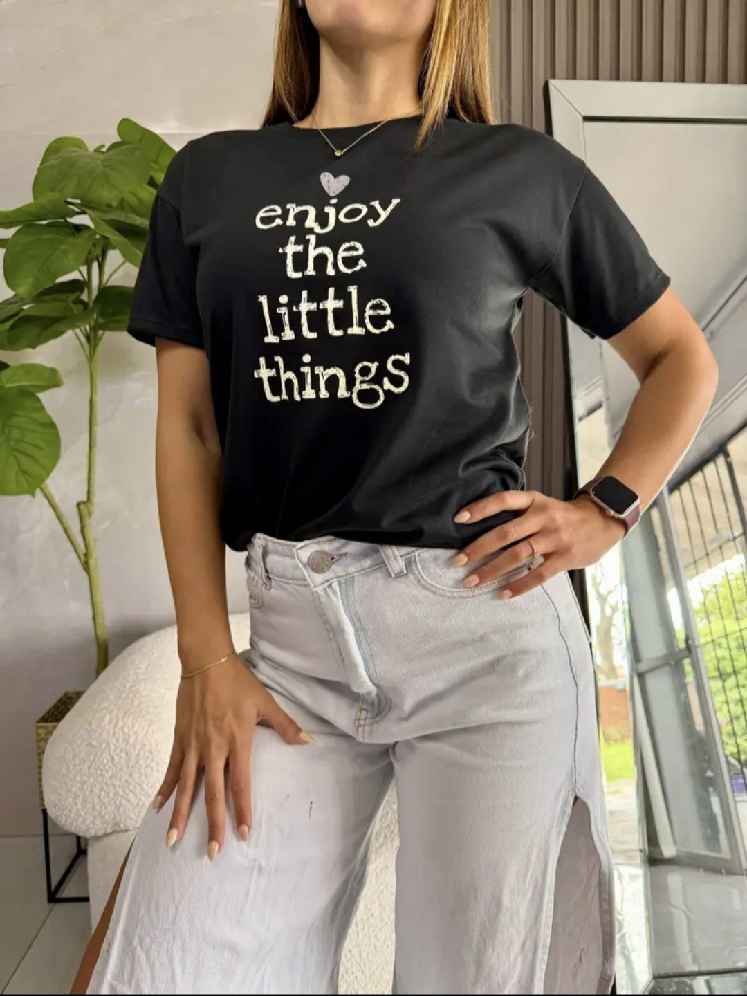 Remera Glitter Enjoy - Imagen 3