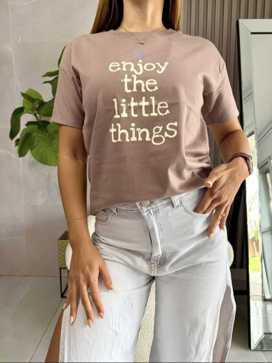 Remera Glitter Enjoy - Imagen 4