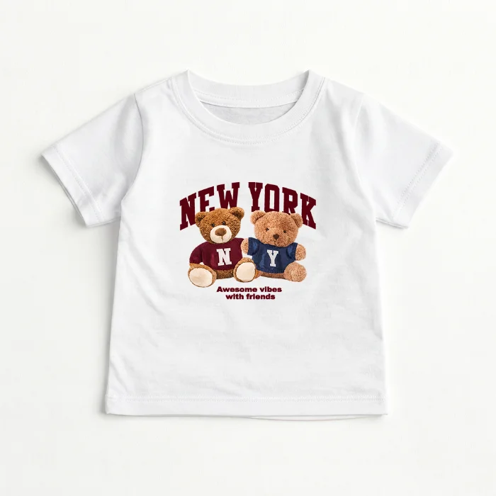 Bebes- Remera Bebe Oso Newyork