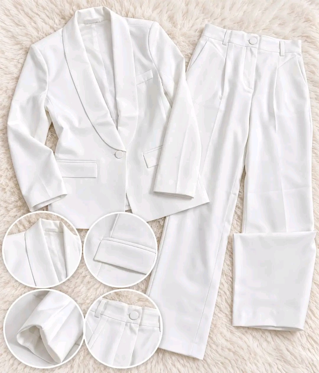 Conjunto Sastrero White Importado - Imagen 2