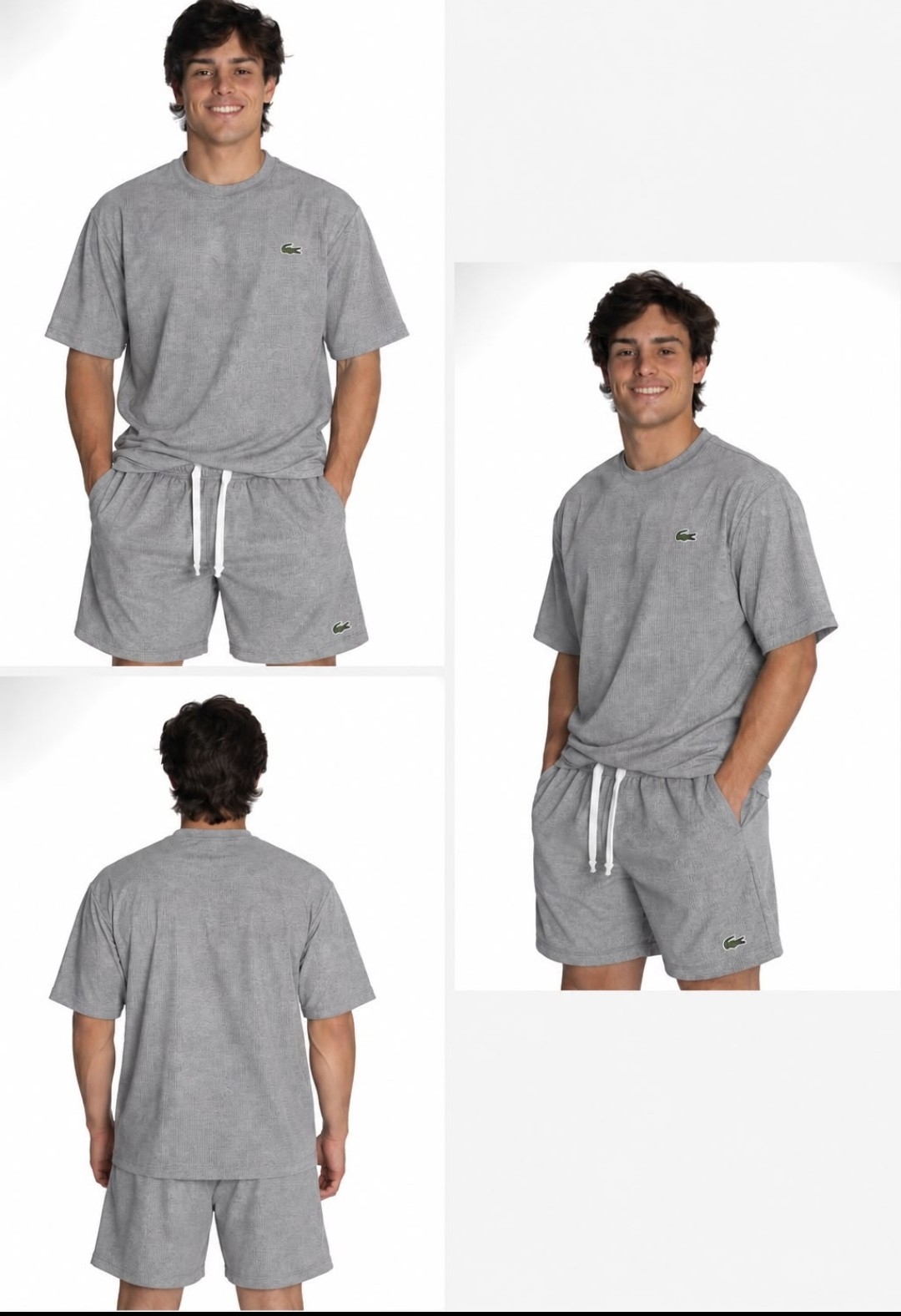 Conjunto de Hombre Lacost de Hilo Premiun - Imagen 3