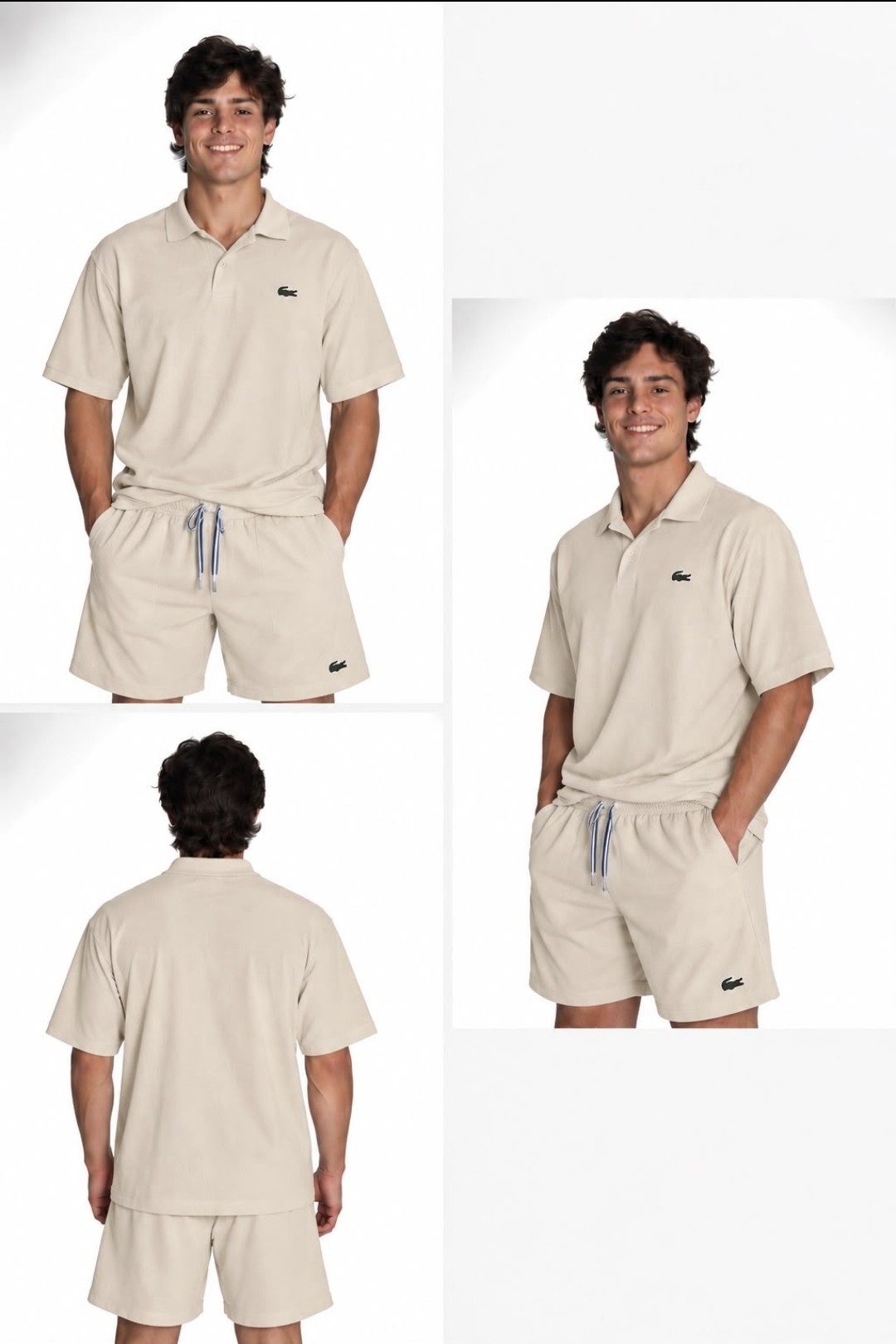 Conjunto de Hombre Lacost de Hilo Premiun - Imagen 4