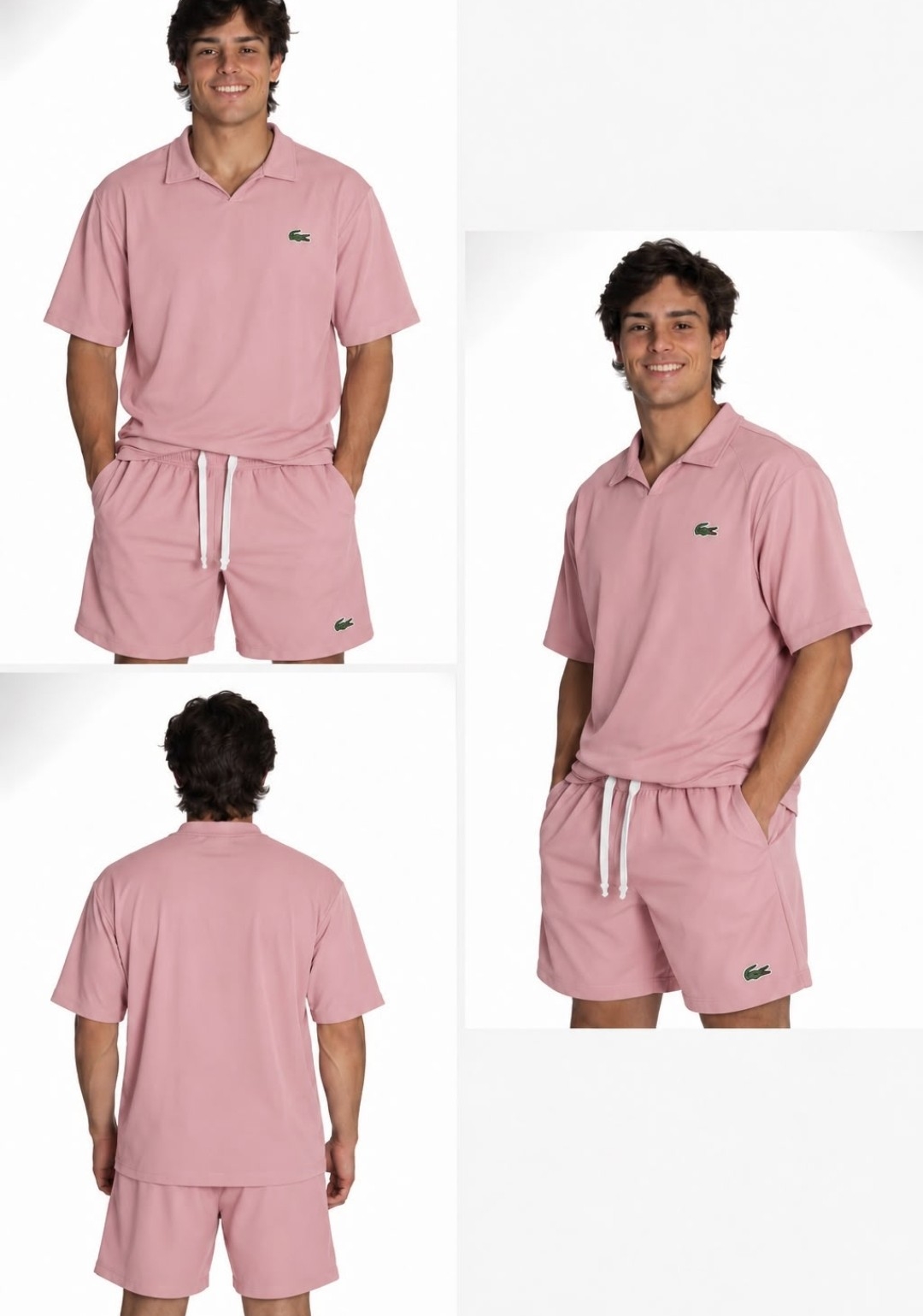 Conjunto de Hombre Lacost de Hilo Premiun - Imagen 5