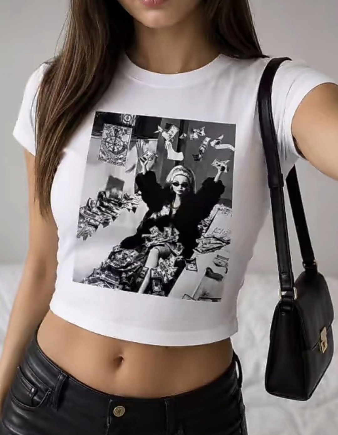 Baby Tee Vintage Dama - Imagen 4
