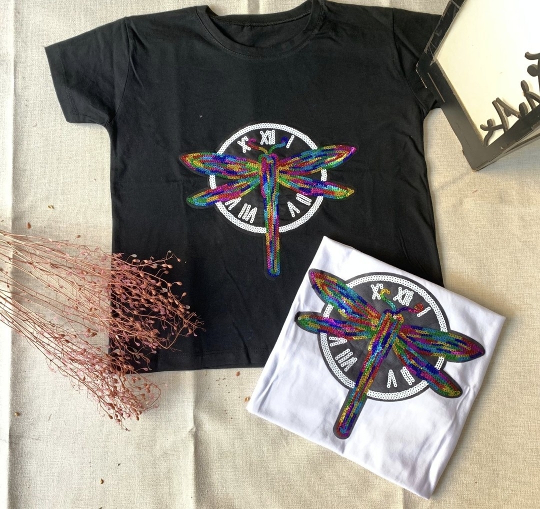 Remera Dama Aplique Premiun - Imagen 4