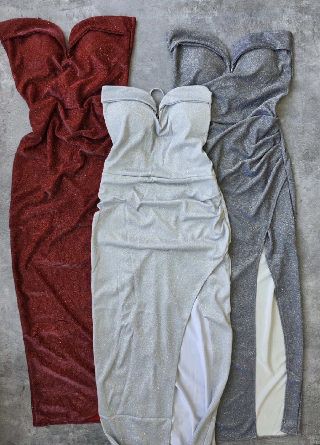 Vestido  Largo Glitier Straple - Imagen 2
