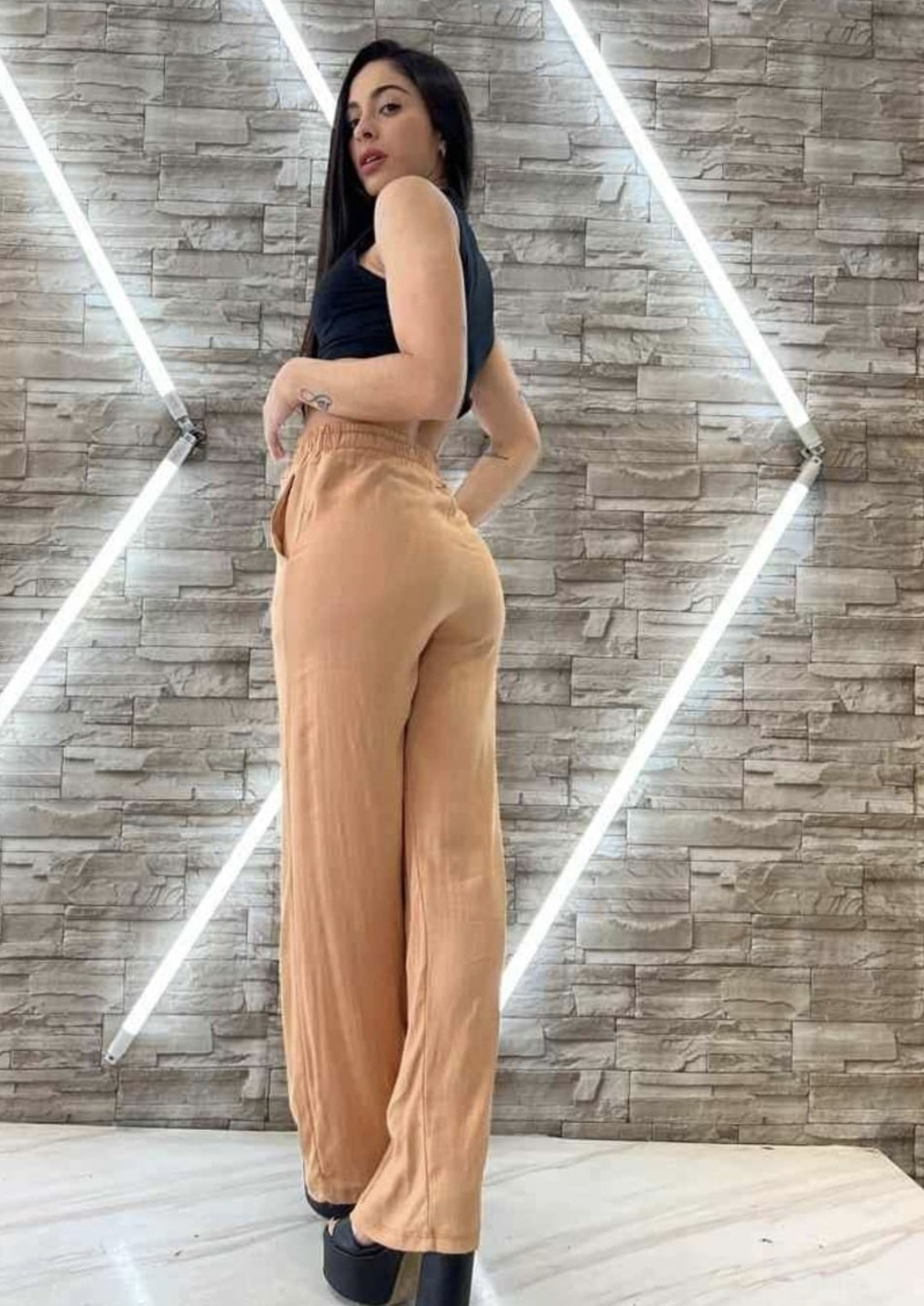 Palazo de Lino Spandex - Imagen 3