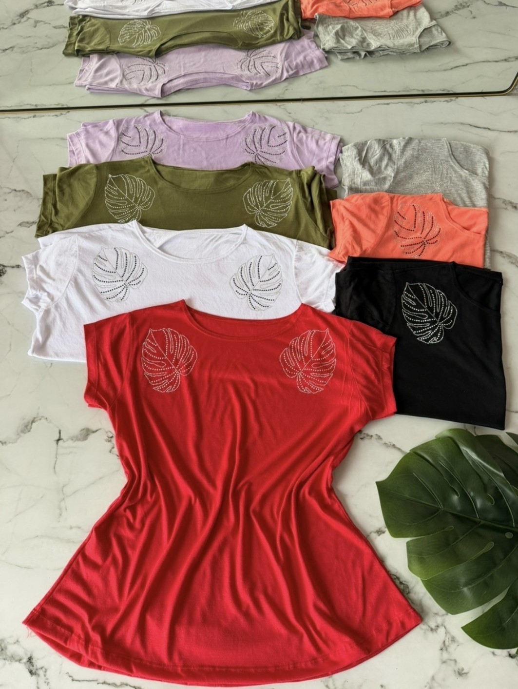 Remera Dama Spum Hojas - Imagen 2
