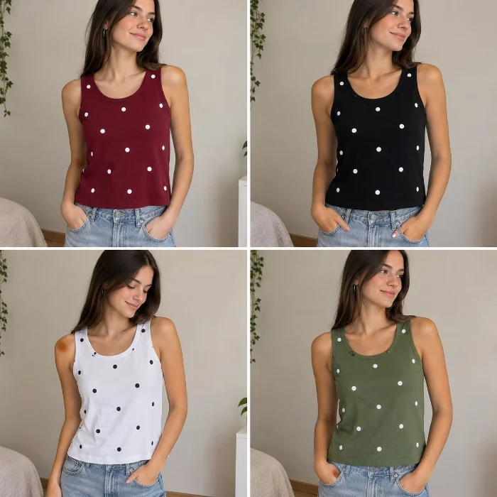 Musculosa  con Lunares