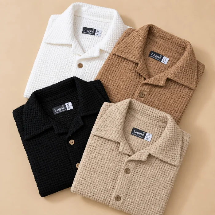 Camisa Crochet Tejido Liso