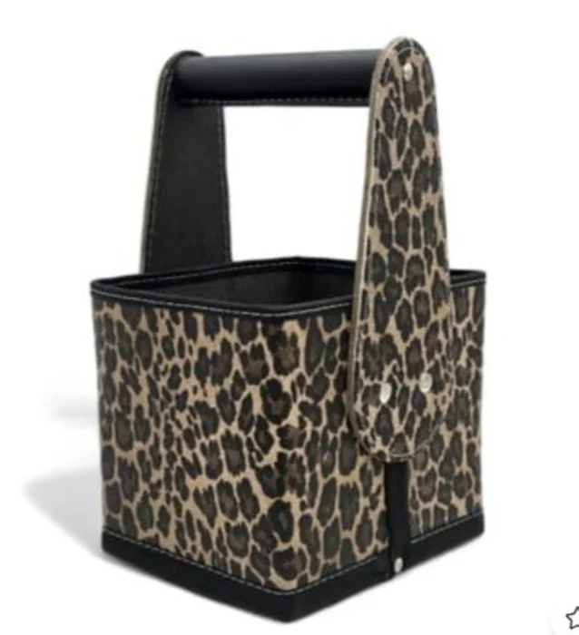 Canasta Animal Print Manija Rigida