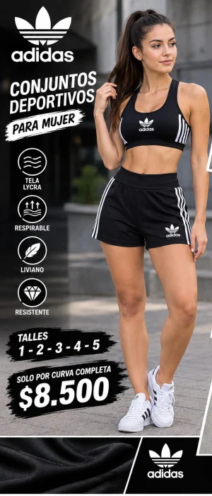 Conjuntos Deportivos de Mujer ( Top y Shorts)