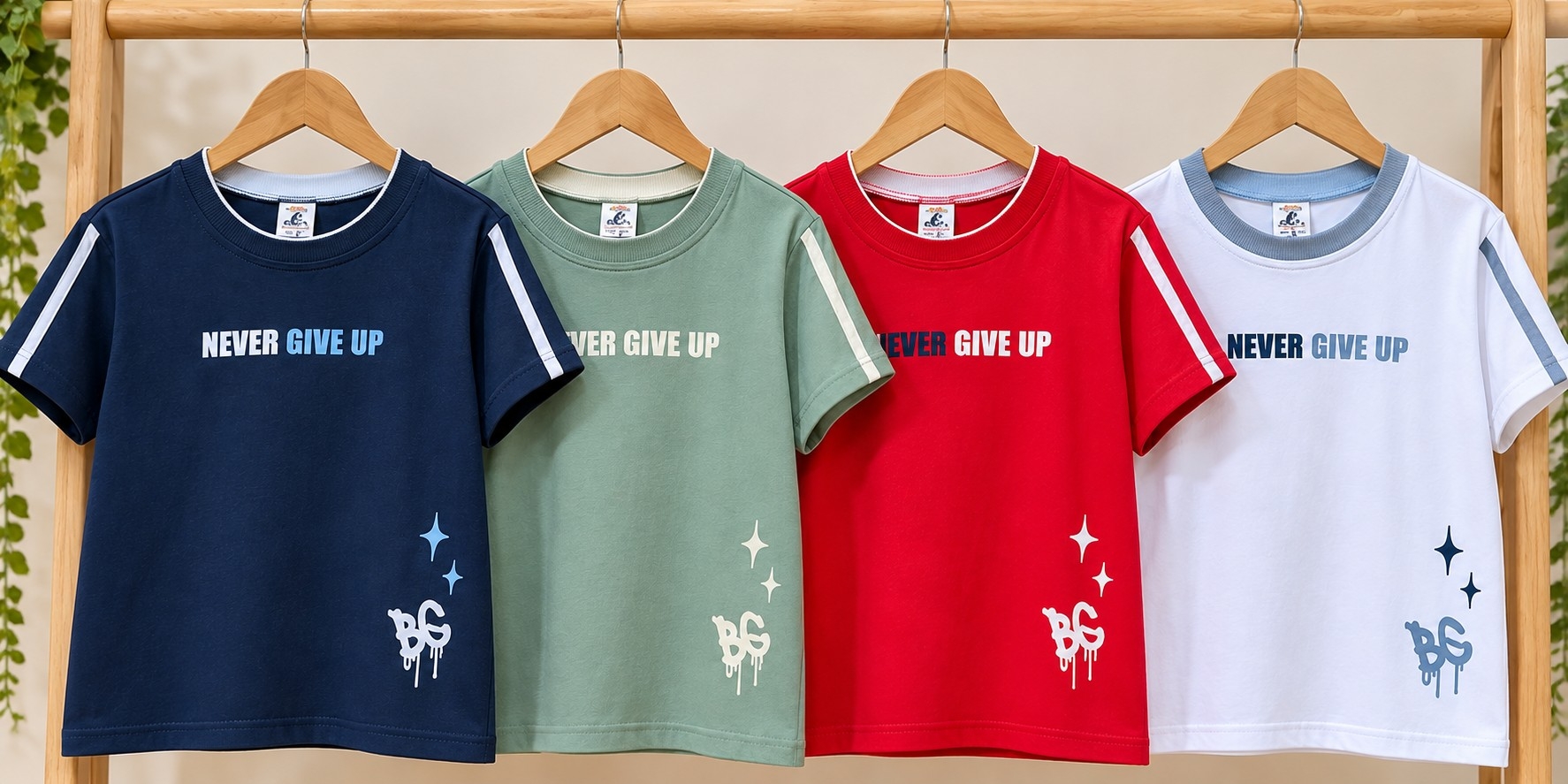 Remeras Never Give Up - Imagen 2